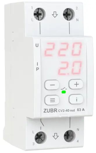 Реле многофункциональное CV2-40 red ZUBR(4820120222160)