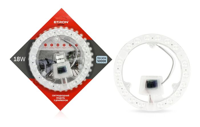 Модуль до світильника світлодіодного 1-EMP-272 18W 5000K IP20 TM ETRON(1-EMP-272)