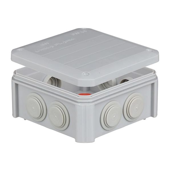 Коробка розподільча з кришкою PLK6010850 114*114*57 ІP55 Plank(PLK6010850)