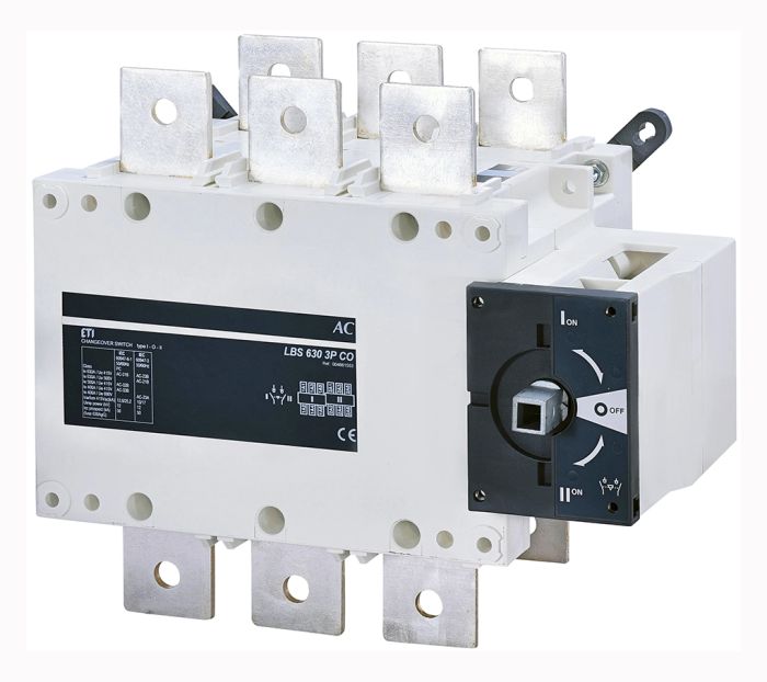 Перемикач навантаження LBS CO 3p 630 ("1-0-2", 630А) ETI(4661553)