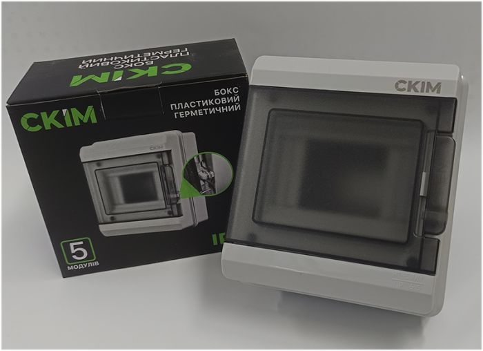 Щиток пластиковий СКІМ на 5 мод. н/у ІР65 С11902002/С99990122(С11902002/С99990122)
