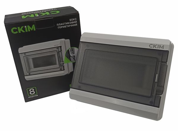 Щиток пластиковий СКІМ на 8 мод. н/у ІР65 С11902003/С99990123(С11902003/С99990123)