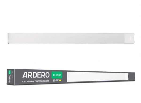 Світильник накладний лінійний AL5030 60W 6500/4000/2700K 7800Lm IP20 (1200*72*31) білий мат. Ardero(8831)
