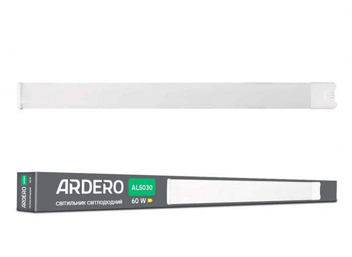 Світильник накладний лінійний AL5030 60W 6500/4000/2700K 7800Lm IP20 (1200*72*31) білий мат. Ardero(8831)