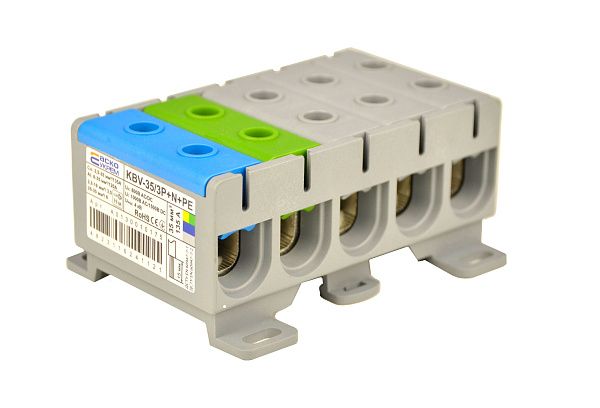 Клема вводу силова 35/3Р+N+PE (135 А) серії KBV Аско(A0130010175)