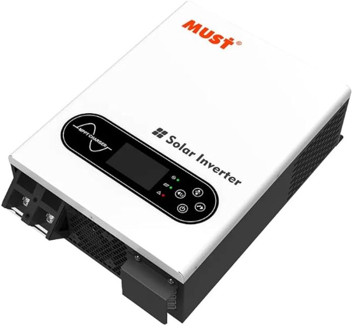 Інвертор гібридний MUST PV18-3624ECO/3224VPMII 3600W/3200W, 24V, струм заряду 60А