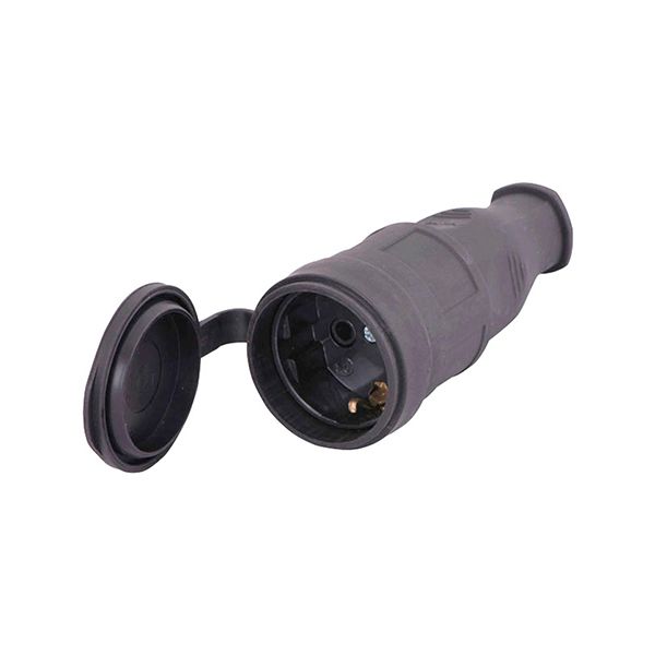 Штепсельний роз'єм з заглушкою 2Р+РЕ 16А Lezard 106-0400-102(106-0400-102)