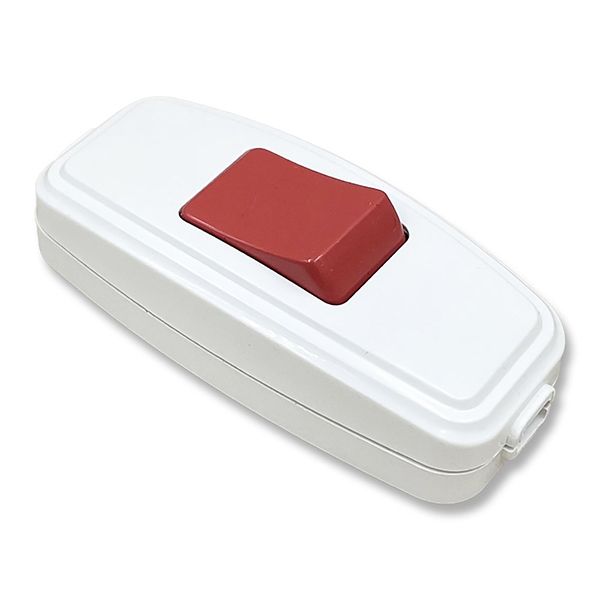 Вимикач для бра білий ХОРОЗ 3000.001.708(3000 003 708)