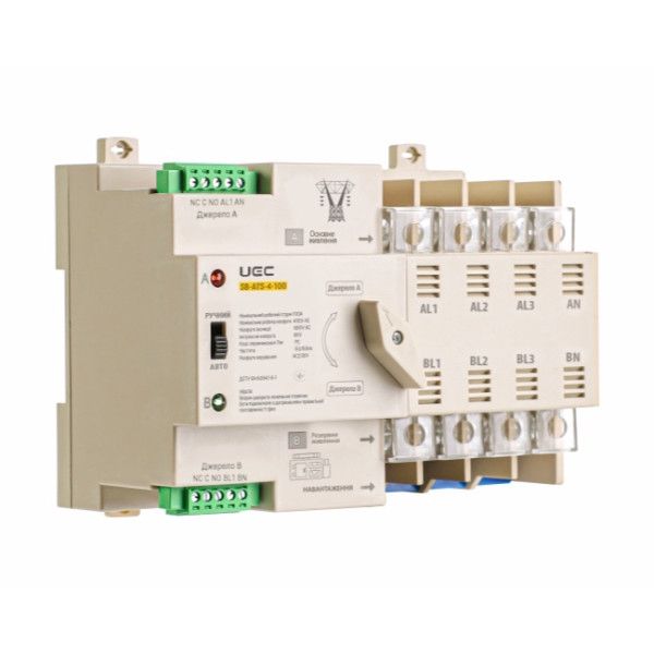 Блок АВР SB-ATS-4-100-UEC 4P 100A UEC