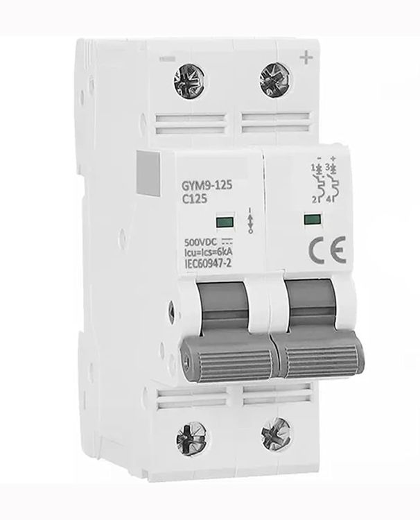 Вимикач автоматичний GYM9-125 DC 2P 125А cu9915125(33353)