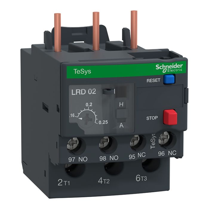 Реле тепловое LRD02 0,16-0,25А SCHNEIDER ELECTRIC(LRD02)
