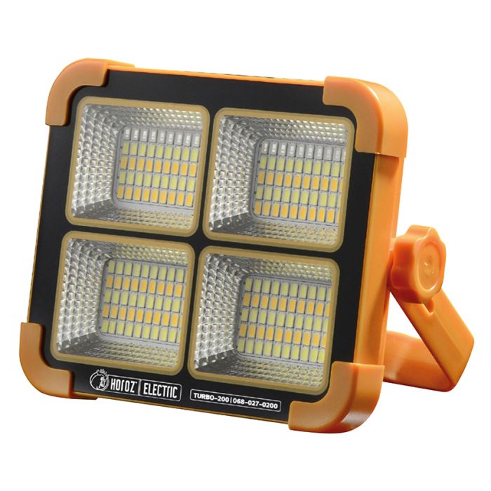 Прожектор на сонячній батареї TURBO-200 200W 3000K-4200K-6400K HOROZ ELECTRIC(068-027-0200-010)