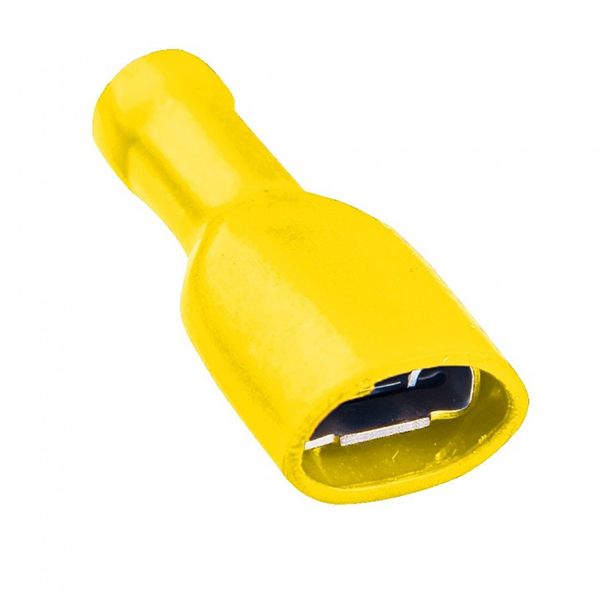 Конектор FDFD5,5-250 (4-6/6,3-0,8) плоский повністю ізольований "мама" (100шт) TAKEL(500551)