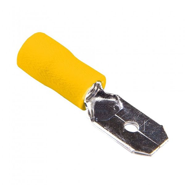 Конектор MDD5,5-250 (4-6/6,3-0,8) плоский з ізоляцією "папа" (100шт) TAKEL(500539)