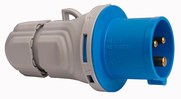 Вилка кабельна EV-1632 N 16 А 2Р+РЕ 230V ІР44 ETI(4482165)