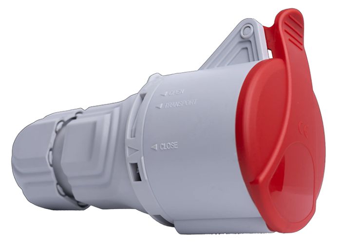 Розетка кабельна ES-1653 N 16А 3P+N+PE 400V ІР44 ETI(4482160)