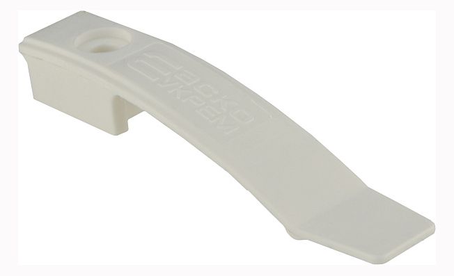 Затискач кабельний 5 кабелів 100мм білий Аско(A0150090158)