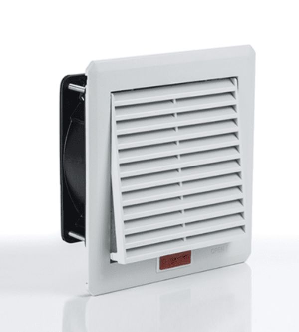 Вентилятор PTF1500T з решіт. и фильтром 160х160 100м3/ч + клем.колодка Plastim(PTF1500T)