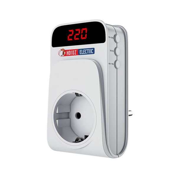 Реле напруги PROTEX-R 16А, в розетку HOROZ ELECTRIC(131-001-0001-010)