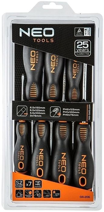 Набір викруток 7шт. 04-206 NEO(04-206)