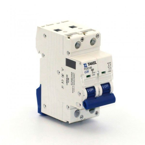 Автоматичний вимикач Argent M-DC-63-C 2Р 6кА 20А TAKEL(513524)