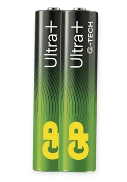 Батарейка GP Ultra Alkaline 24UA21-S2 LR03, AAA, лужна пвх плівка (2шт./пак)(24UA21-S2)