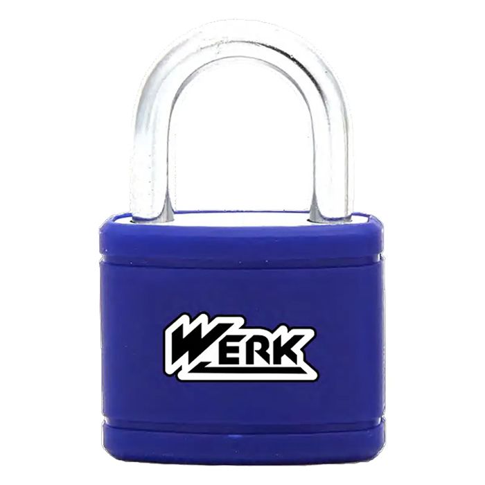 Замок навісний 70мм WERK PVC-IP-0170W(121469)