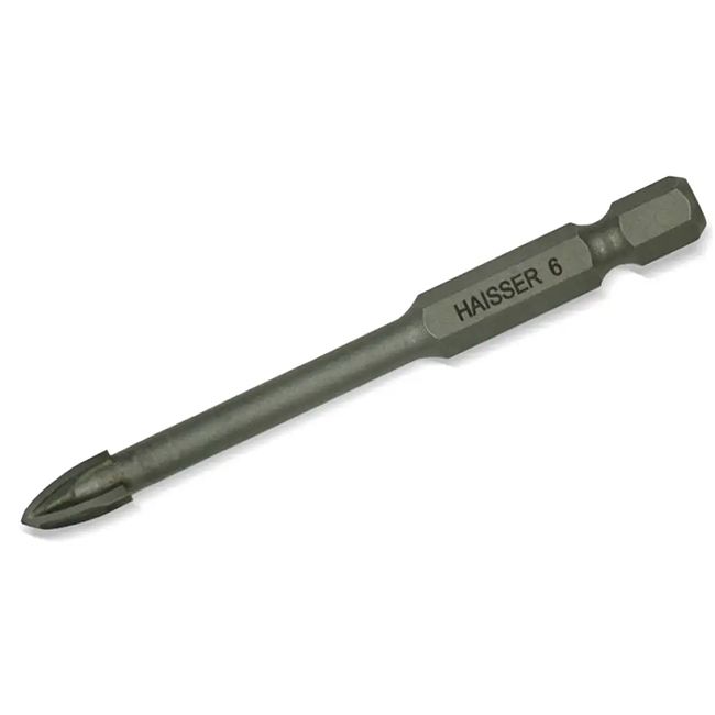 Свердло по склу та плитці CROSS HEAD - 06 мм 2713306 Haisser(2713306)