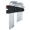 Набор Г-образных ключей TORX с отверстием 9 шт., Т10-50 HAISSER 48115(48115)