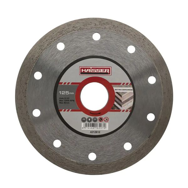 Диск алмазний EXTRA CERAMICS 125х1,2x22,23мм. Haisser 4212612(4212612)