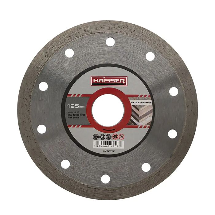 Диск алмазний EXTRA CERAMICS 125х1,2x22,23мм. Haisser 4212612(4212612)
