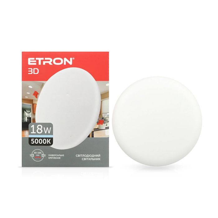 Світильник LED ETRON 18W 5000K коло 1-EDP-611 IP20(1-EDP-611)