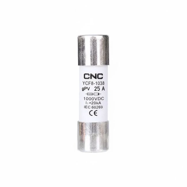 Запобіжник (плавка вставка),YCF8-1038 25А, 1000V DC, CNC(Б00048679)