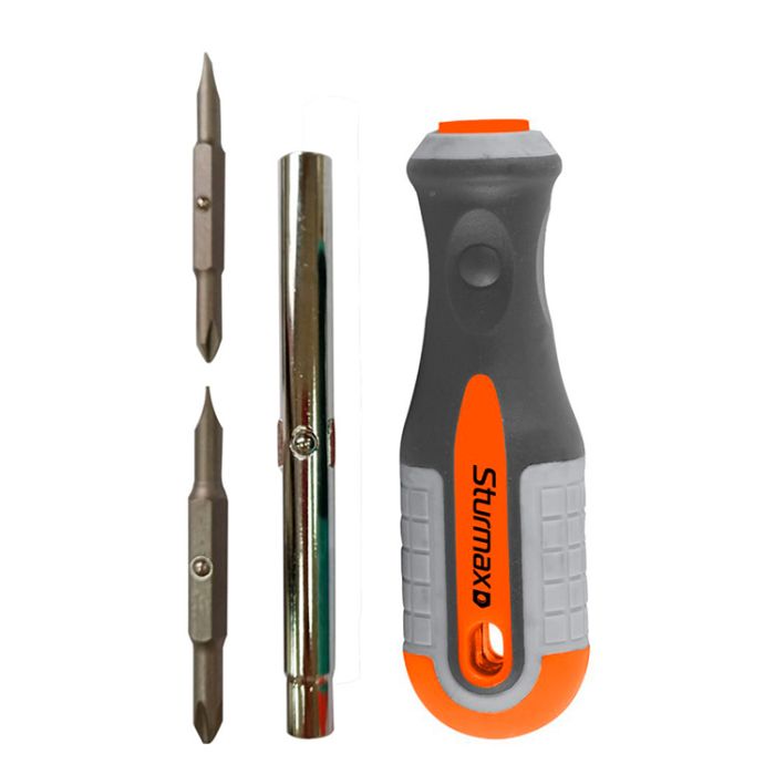 Викрутка-перевертень 4 в 1 Sturmax 1040M-09-S2(1040M-09-S2)