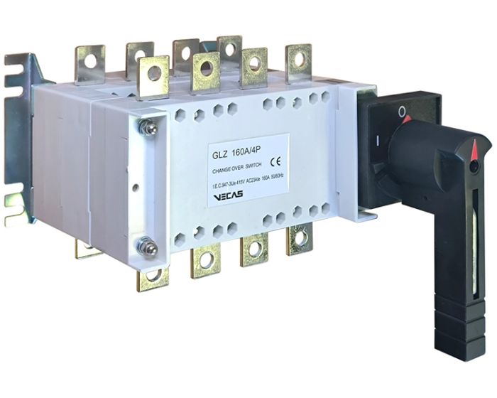 Перемикач навантаження 1-0-2  GLZ-4P 160А Vecas(VCS-000129)