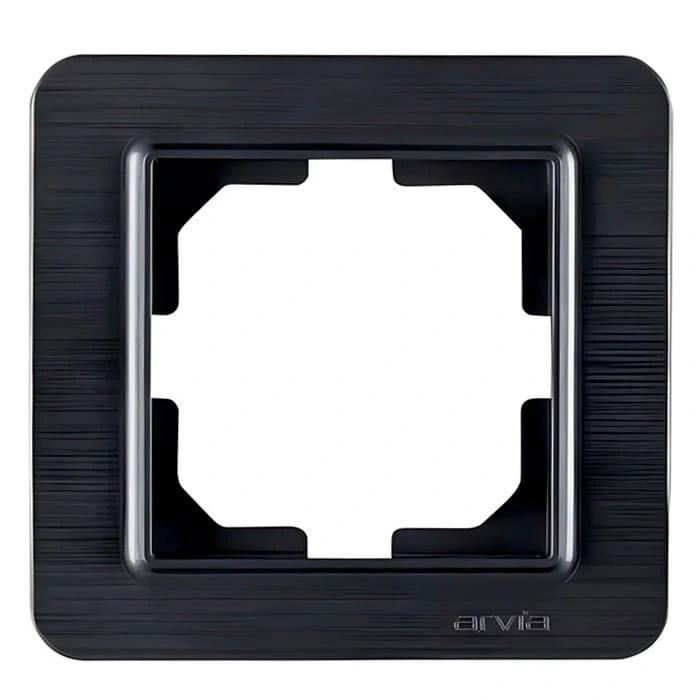 Рамка 1М горизонтальна LAVIN IP20 антрацит(21 26 4000 021)