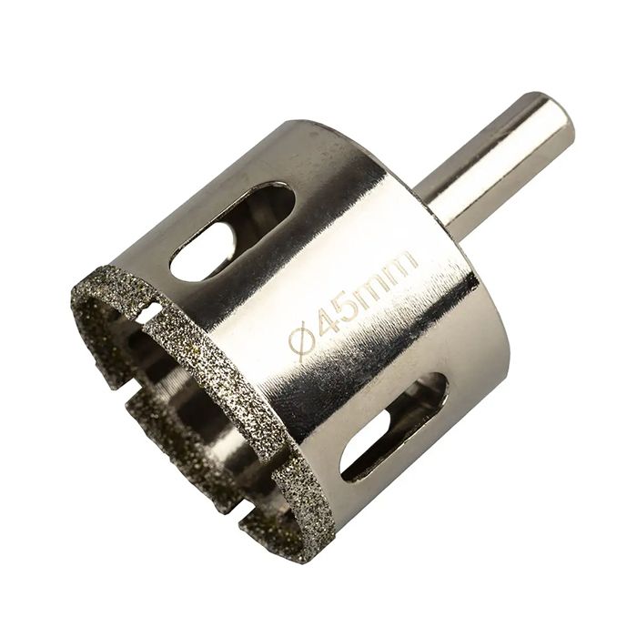 Алмазна коронка по керамограниту 45мм HAISSER 83909(83909)