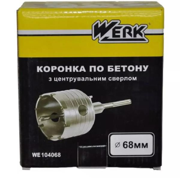 Коронка 68 мм SDS-plus Werk 34854(34854)