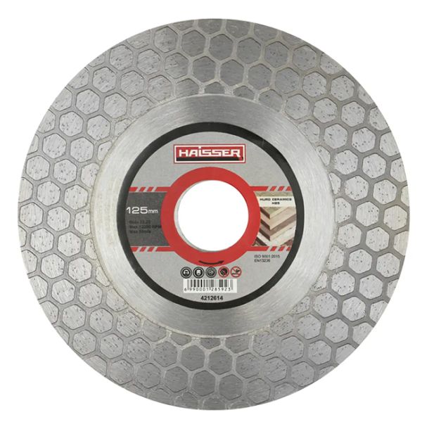 Диск алмазний HURD CERAMICS H25 125x1,6x25x22,23 Haisser 4212614(4212614)