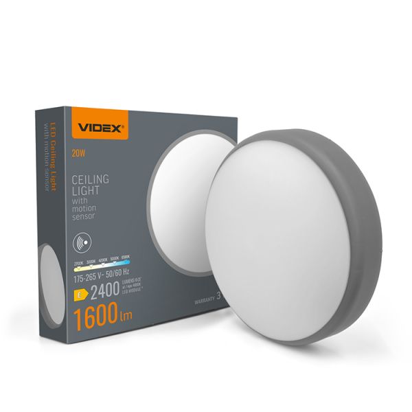 Світильник накладний коло 20W 2700-6500К 220V ІР44 White VL-CLR-200-2G LED VIDEX(VL-CLR-200-2G)