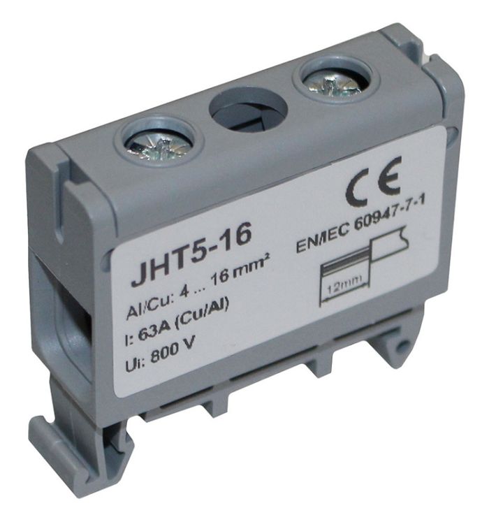 Клема силова СКНГ-JHT5-16 4-16мм2 63А сірий(TNSy5506542)