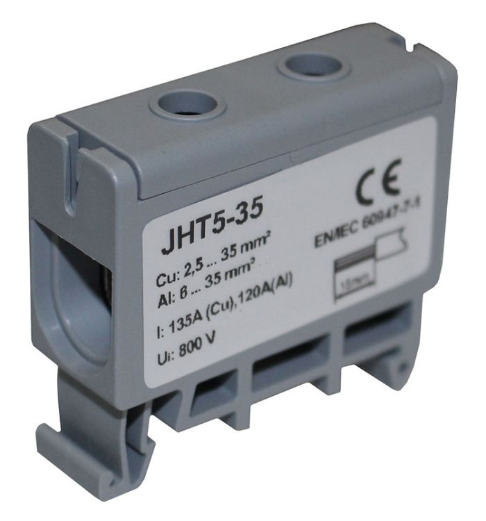Клема силова СКНГ-JHT5-35 6-35мм2 120А сірий(TNSy5506545)