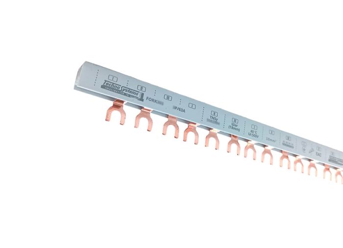 Шина з'єднувальна FORK302 2Р 63А 10мм2 54мод. 1м. (вилка) TNSy(TNSy5502989)