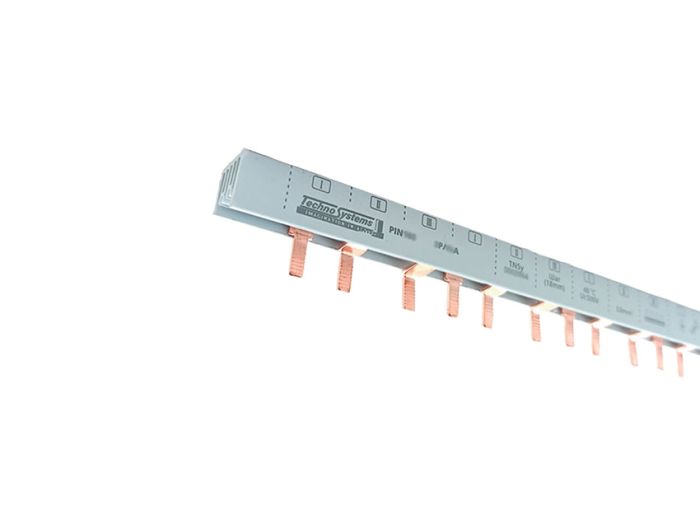 Шина з'єднувальна PIN103 3Р 80/100А 15мм2 54мод. 1м. (штир) TNSy(TNSy5502965)