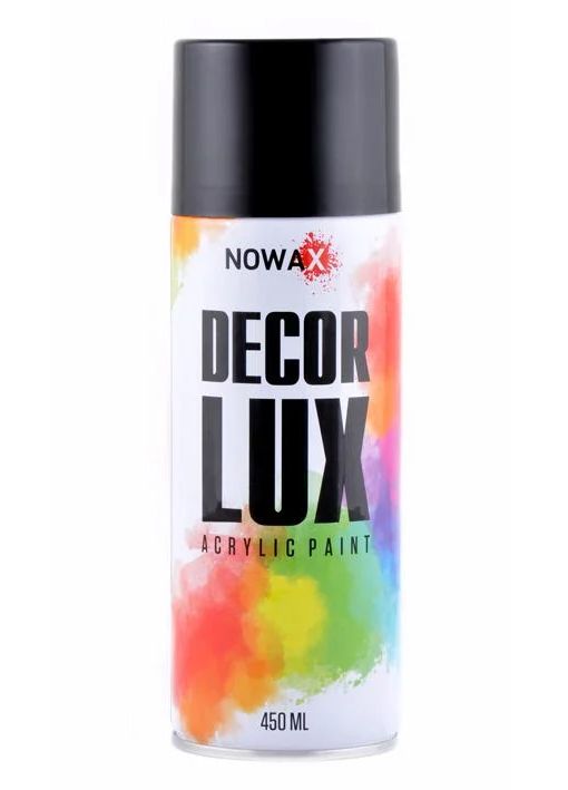 Спрей-фарба RAL9005 чорний глянeць 450ml NOWAX