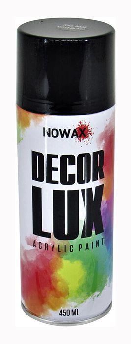 Спрей-фарба RAL9005 чорний матовий 450 ml NOWAX