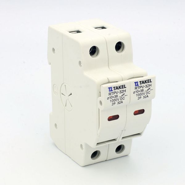 Тримач плавкого запобіжника RTPV-32H 10x38 2Р 32А DC 1000В TAKEL(514792)