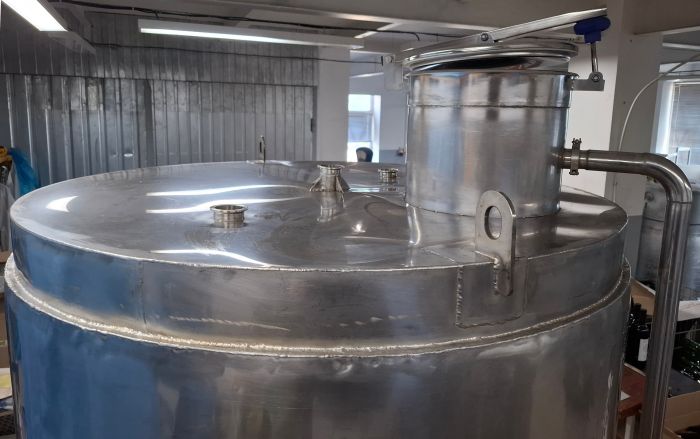 Вініфікатор з нержавіючої сталі AISI 304 L