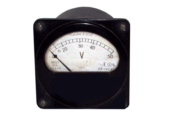 Вольтметр Э8021 0-50В AC